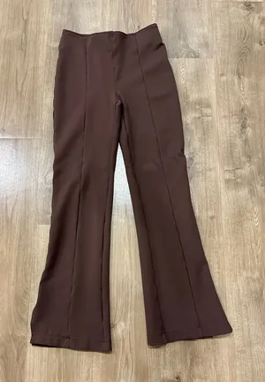 Brown Flare Pants Abercrombie thumbnail 1