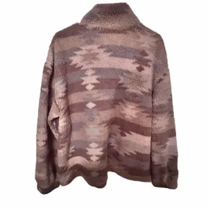 Koolaburra by UGG Cozy Southwestern Half Zip Fleece Pullover Jacket Women's XL thumbnail 2