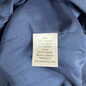 NWT Nine West Blue Double Breasted Blazer Size XXL Notched Lapel Jacket Office thumbnail 5