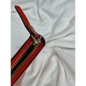 Kate Spade Wallet Womens One Size Red Leather Zip Around Credit Card Logo Clutch thumbnail 11