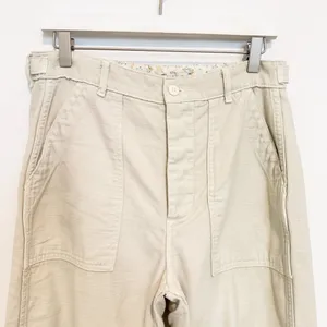 American Eagle Utility Pants Size‎ 8 Khaki High Rise Straight Utilitarian Indie thumbnail 2
