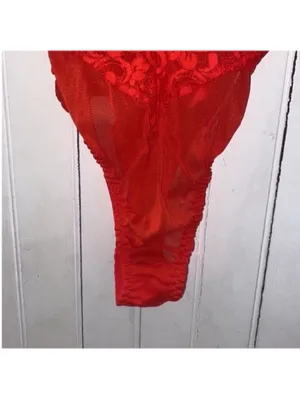Free People HAH Cheap and Cheerful Bodysuit Blood Orange Size XS thumbnail 6