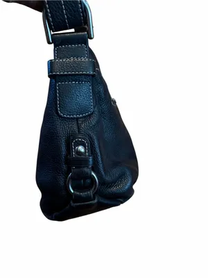 Coach East West Duffel Shoulder Bag M1085-F15065 Black Pebbled Leather Purse thumbnail 5