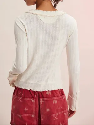 Free People We The Free Through The Woods Long Sleeve Tee thumbnail 2