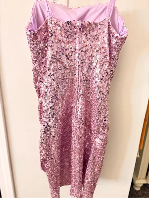 crystal sky mini sequin dress size Small Purple thumbnail 3