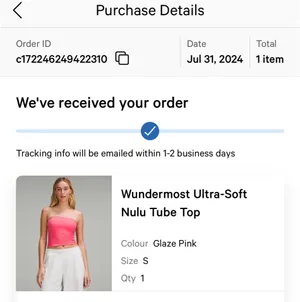 Lululemon Tube Top  thumbnail 4
