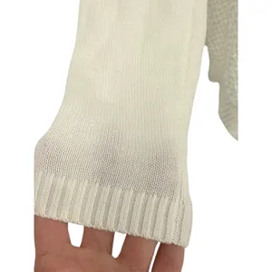 Abercrombie & Fitch Womens Crochet Open Knit Drape Front Cardigan Sweater Sz M/L thumbnail 10