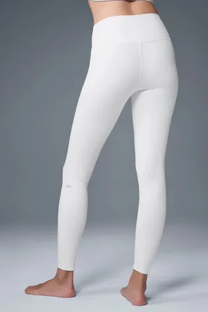 Alo High-Waisted Airbrush Leggings White thumbnail 2