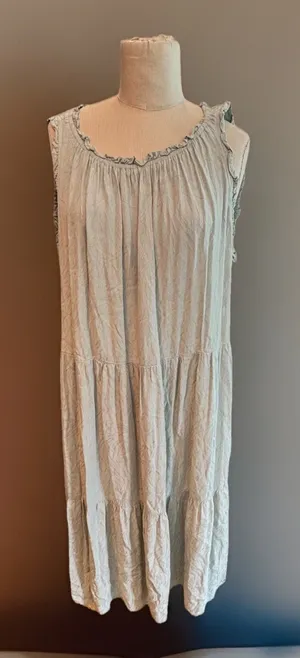 Indigo Soul Boho Sage Green Summer Dress Xl summer dress, workwear thumbnail 1