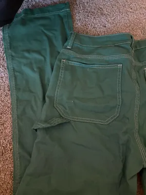 S.O.N.G Green Carpenter Jeans Size 29 thumbnail 2