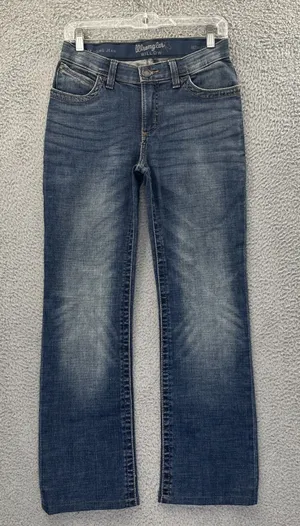 Wrangler Willow Mid Rise Ultimate Riding Jeans‎ Western Rodeo Women's 5 x 28 thumbnail 1
