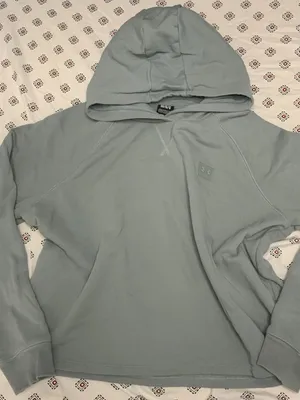 Under Armor Large Hoodie Women's Grey Long Sleeve Oversized Activewear thumbnail 1