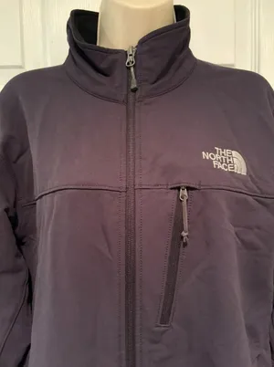 The North Face‎ Apex Soft Shell Jacket Womens M Black Full Zip Outdoor Hiking thumbnail 1