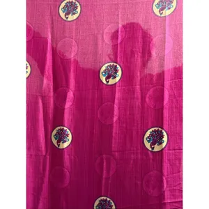 Women's Silk saree Jolly Silks Blue Pink New thumbnail 8