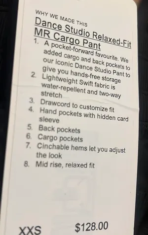 Lululemon Dance Studio Relaxed-Fit Mid-Rise Cargo Pant thumbnail 7