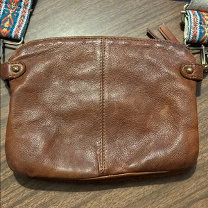 Joy Susan Brown Leather Bag Purse thumbnail 3