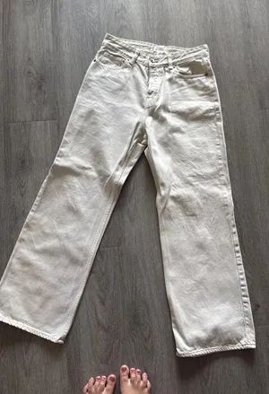 H&M Light Tan Jeans thumbnail 1