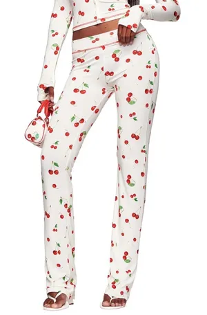 I AM GIA Cherry On Top Track Pant Off White Large NWT IN PACKAGE thumbnail 1