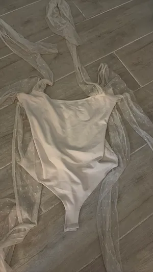 Free people body suit lace sleeves and bows thumbnail 1