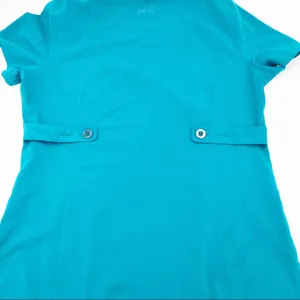 Dansko Women's Short Sleeve V-neck Button Back Nursing Scrub Top Size Medium thumbnail 6