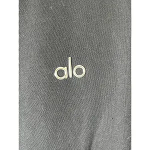 Alo Yoga Accolade Hoodie Large Black Oversized Pullover Sweatshirt Athleisure thumbnail 5