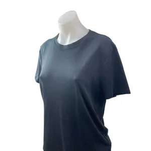 Banana Republic Women's Black Short Sleeve Crew Neck T Shirt Tee Top Size M thumbnail 2