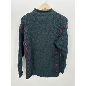 Vintage LL Bean Embroidered Floral Sweater Womens S Cottagecore Knit Grandmacore thumbnail 2