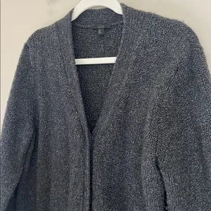COS Longline Cardigan Sweater with Pockets Chunky Knit Wool Blend‎ Sz Small thumbnail 3