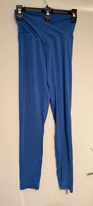 OFFLINE by Aerie‎ Real Me 7/8 Leggings Blue Crossover High Rise Medium Long thumbnail 1