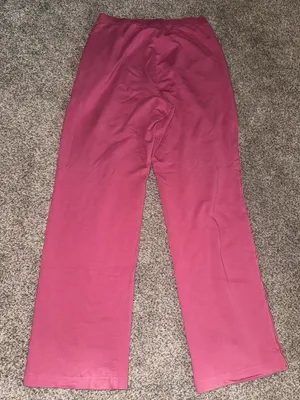 Sport Savvy Women's Pink Floral Embroidered Full Zip Jacket and Pants Set, Medium thumbnail 11