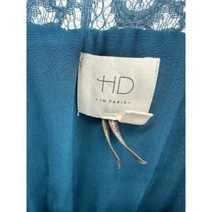 Anthropologie HD in Paris Blue‎ Knee Length Sleeveless Dress Women's Size 4 thumbnail 5