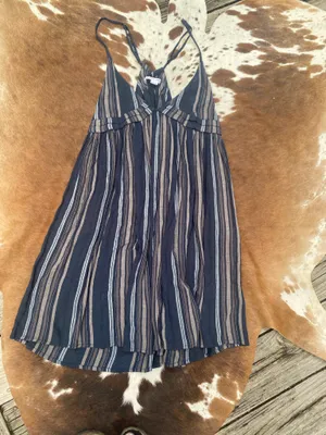 O'Neill Women's Saltwater Striped Tank Dress thumbnail 4