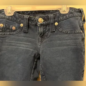 True‎ Religion low rise skinny jeans sz 24 thumbnail 2