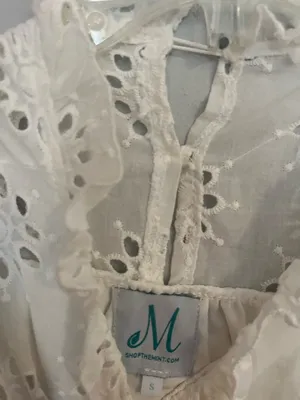 Shop the‎ Mint White Eyelet Dress thumbnail 3