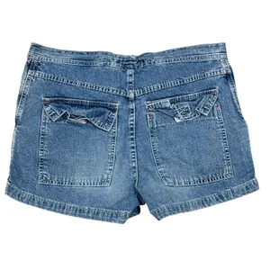 VTG Y2K Abercrombie & Fitch Womens Medium Blue Denim Drawstring Shorts Style M thumbnail 2
