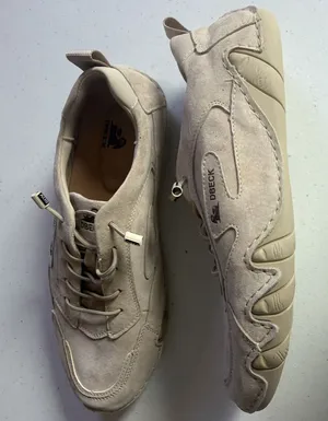 Dbeck AirWalker Comfortable Flexible Beige Leather Walking Shoes Women 10.5 44 thumbnail 1