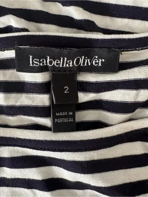 Isabella Oliver Stripe Maternity Dress thumbnail 4