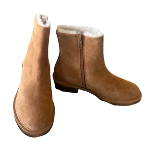 NEW MATISSE Suede / Leather Nate Cozy Fur Lining Booties fawn SZ-8.5 thumbnail 8