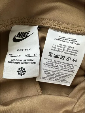Nike Sportswear Dri-Fit High Waist Bike Shorts Dark Driftwood/Black XS thumbnail 7