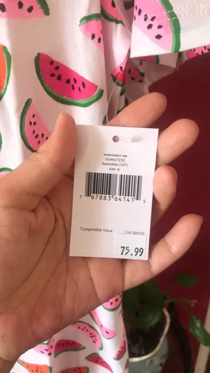 Kate Spade Watermelon M NWT Short Sleeve Tee Shirt thumbnail 6