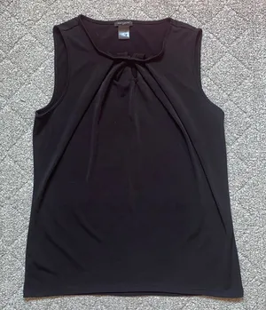 Ann Taylor Black Sleeveless Top thumbnail 1