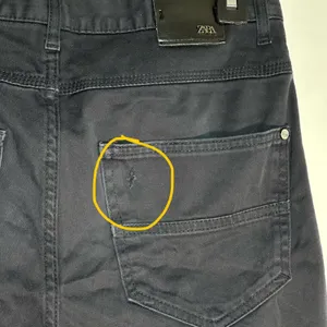 Zara Mens Skinny Fit‎ Black Pants 5-Pocket Denim Style Trousers Size 30 thumbnail 7