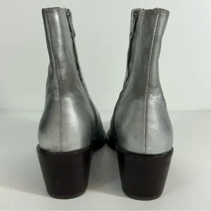 Madewell The Darcy Ankle‎ Boots Silver Size 7 thumbnail 6