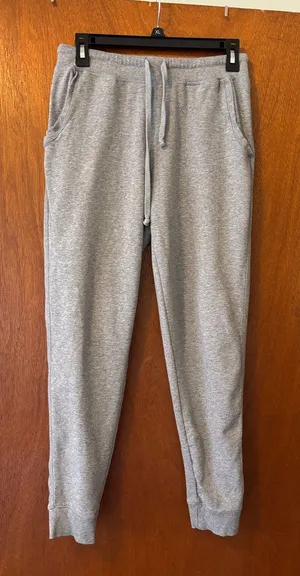 Ambiance Heather Gray Medium Women's Jogger Track Pants thumbnail 1