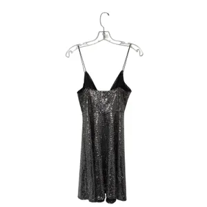 Flounce Club London Wrap Mini Size 10 Dress Metallic Y2K Indie Sleaze Retro thumbnail 5