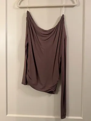 Vestique Brown Off the Shoulder Top thumbnail 4