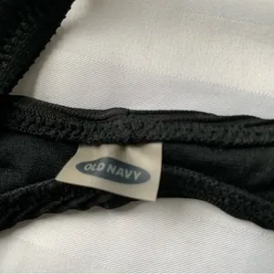 Old Navy Black Ribbed Bikini Top thumbnail 5