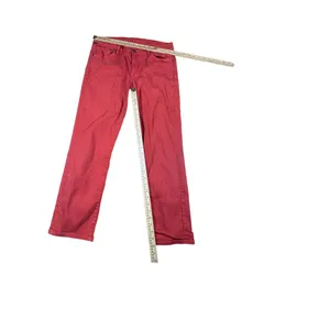 Citizens of Humanity‎ Orange Straight Leg Jeans Casual Chic Denim thumbnail 3