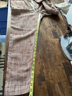 FREE PEOPLE Caraway Tapered Striped Cotton Pants Size 4 NWT Boho Coastal Casual thumbnail 10