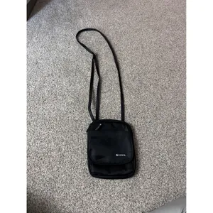 G-Force Black Nylon Crossbody Travel Bag Small Utility Pouch with ID‎ Window thumbnail 7